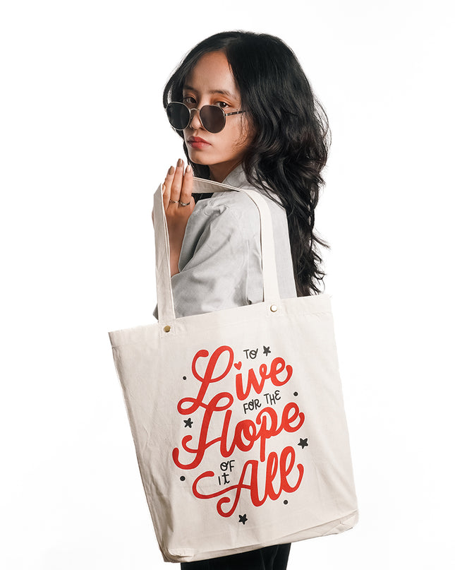 To Live For The Hope Canvas Tote Bag