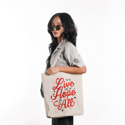 To Live For The Hope Canvas Tote Bag