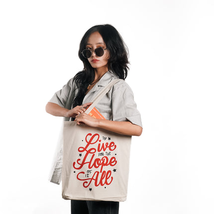 To Live For The Hope Canvas Tote Bag