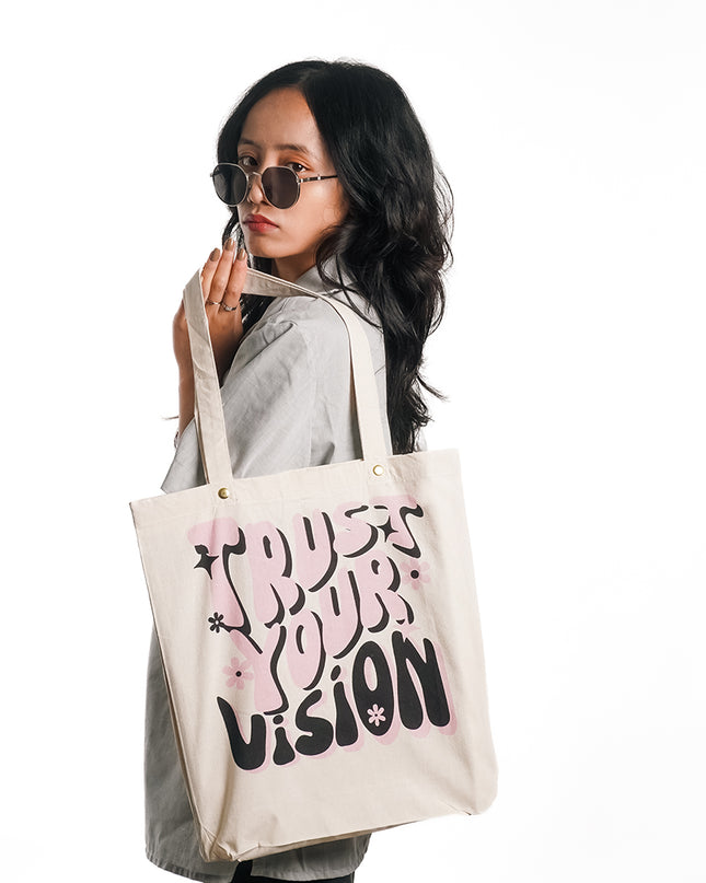 Trust Your Vision Canvas Tote Bag