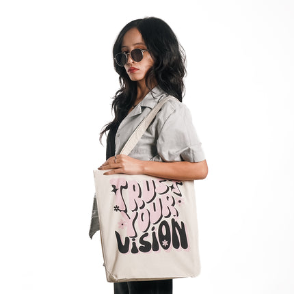 Trust Your Vision Canvas Tote Bag