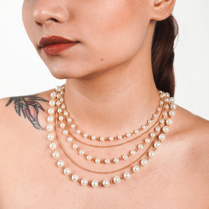 MultiGlow Pearl Necklace