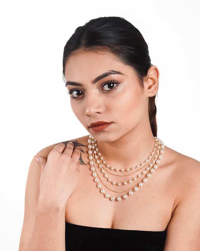 MultiGlow Pearl Necklace