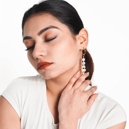 Moonlit Pearl Dangles - HASHTACK