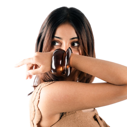 Mocha Glow Bangle Duo