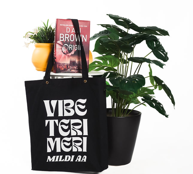 Vibe Teri Meri Canvas Tote Bag