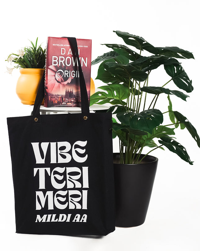 Vibe Teri Meri Canvas Tote Bag