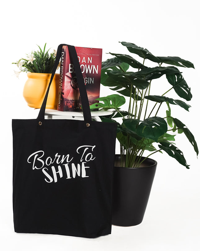 Born To Shine Canvas Tote Bag