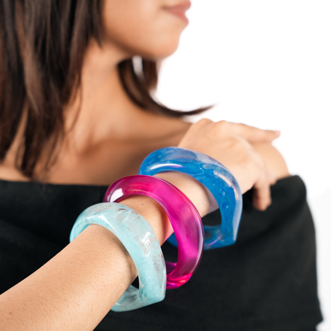 Neon Splash Chunky Bangles