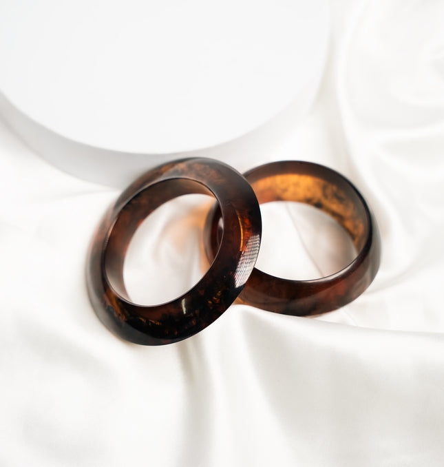 Mocha Glow Bangle Duo
