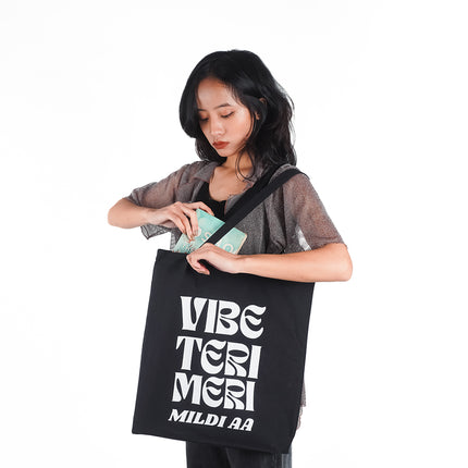 Vibe Teri Meri Canvas Tote Bag