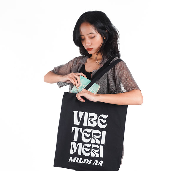 Vibe Teri Meri Canvas Tote Bag