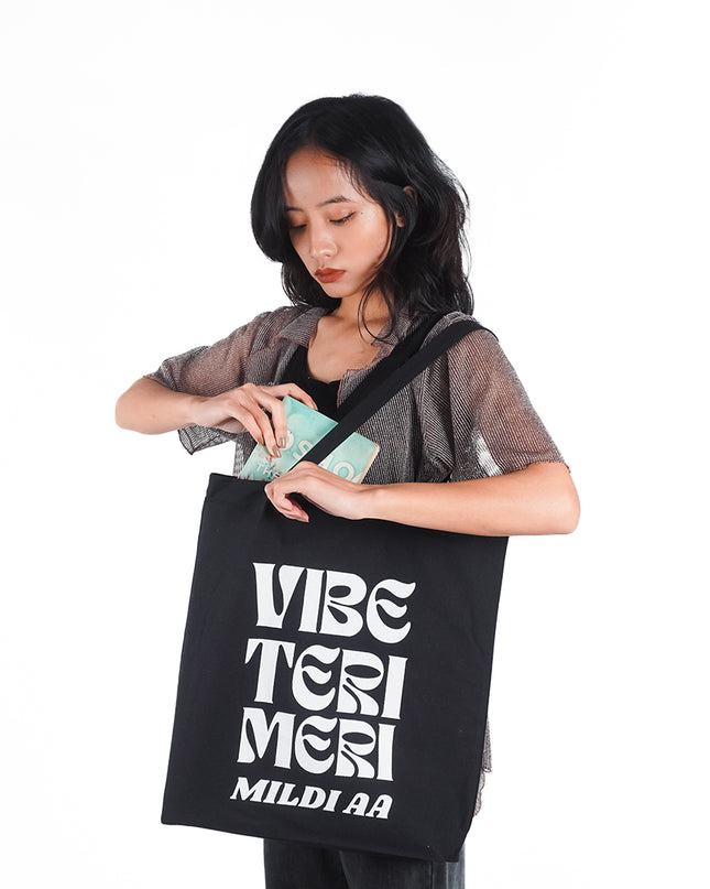 Vibe Teri Meri Canvas Tote Bag