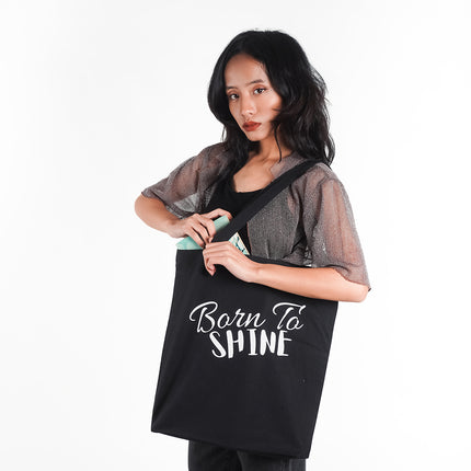 Born To Shine Canvas Tote Bag