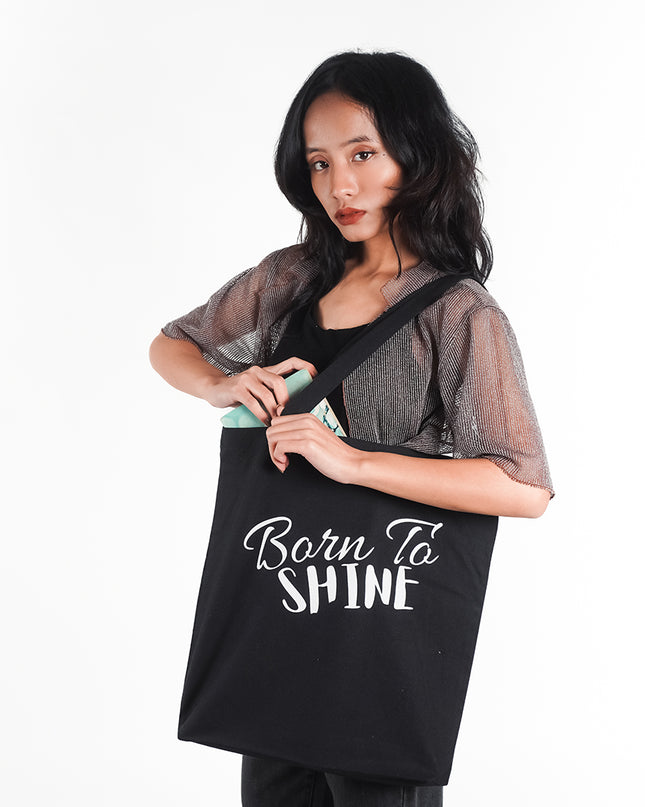 Born To Shine Canvas Tote Bag