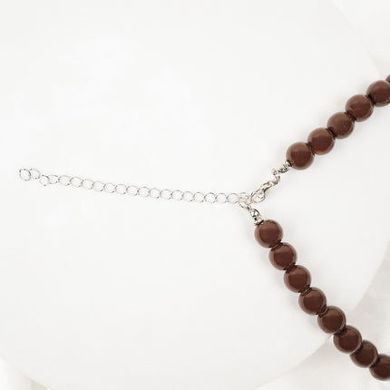 Seaside Mocha Shell Pendant Necklace