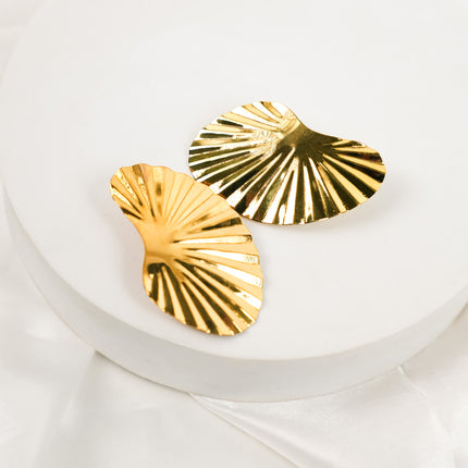 Golden Tide Statement Earrings