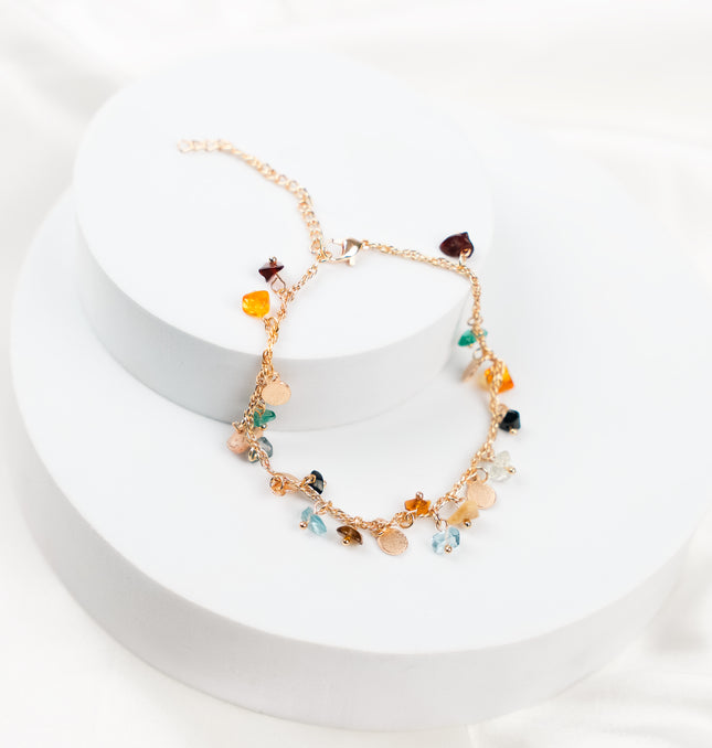 Tropical Rainbow Anklet