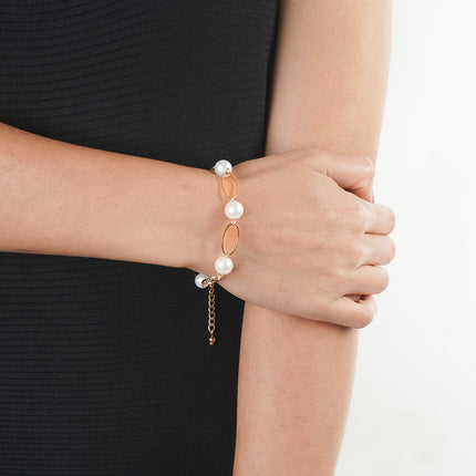 Classic Pearl Ring Bracelet