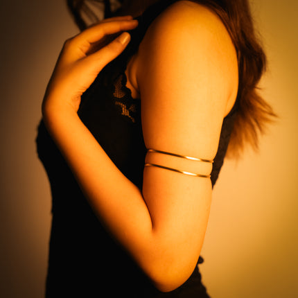 Minimalist Open Brass Cuff Bracelet