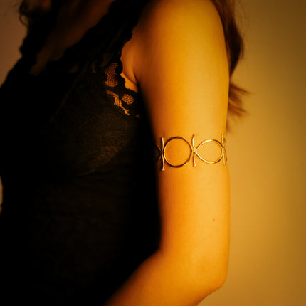 Twist & Glow Brass Adjustable Cuff