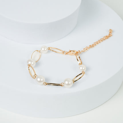 Classic Pearl Ring Bracelet