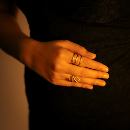 Brass Duo Stack Set of 2