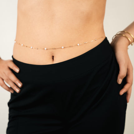 Pearl Charm Belly Chain