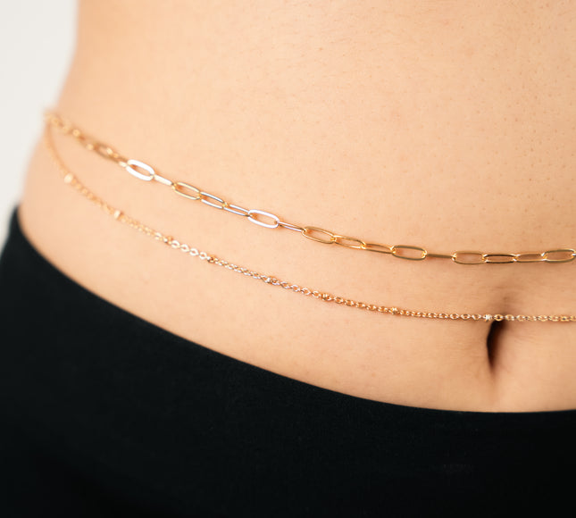 Golden Duo Belly Chain