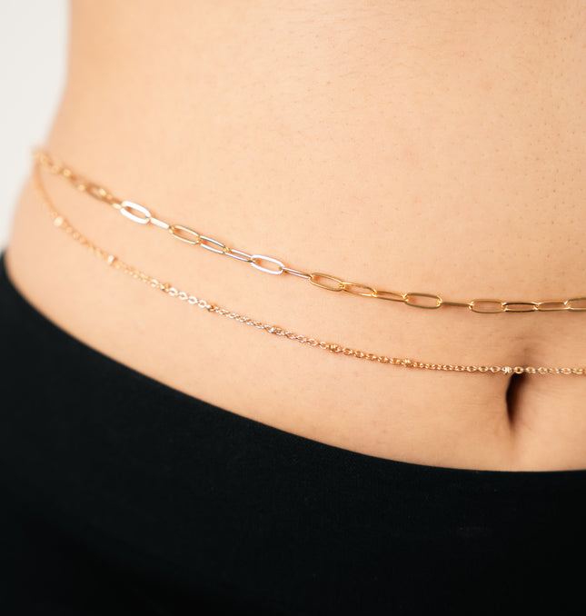 Golden Duo Belly Chain