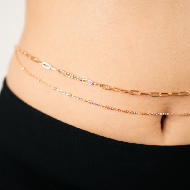 Golden Duo Belly Chain