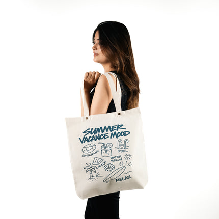 Summer Vibes Canvas Tote Bag