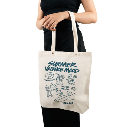 Summer Vibes Canvas Tote Bag