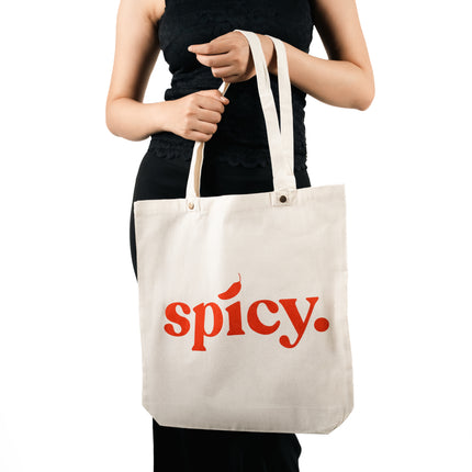 Spicy Canvas Tote Bag
