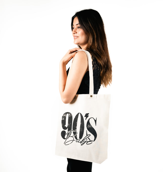 90’s Babe Canvas Tote Bag