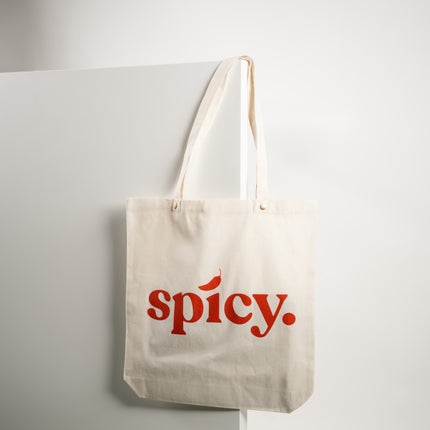 Spicy Canvas Tote Bag