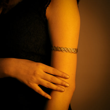 Braided Brass Adjustable Cuff