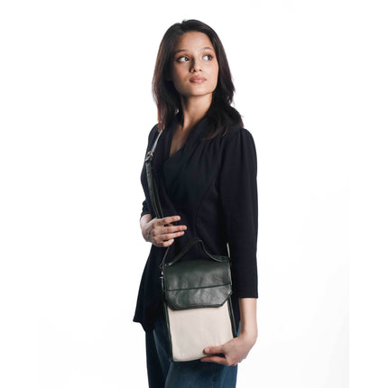 Classic Olive Canvas PU Shoulder Bag - HASHTACK