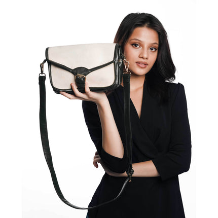Timeless Olive Canvas PU Shoulder Bag - HASHTACK