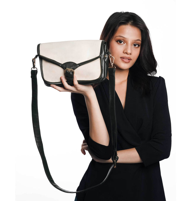 Timeless Olive Canvas PU Shoulder Bag - HASHTACK