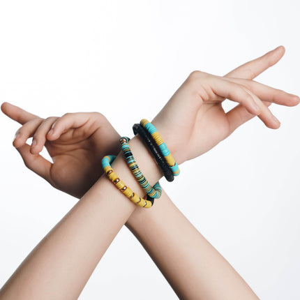 Summer Sky Layered Bracelet Stack - HASHTACK
