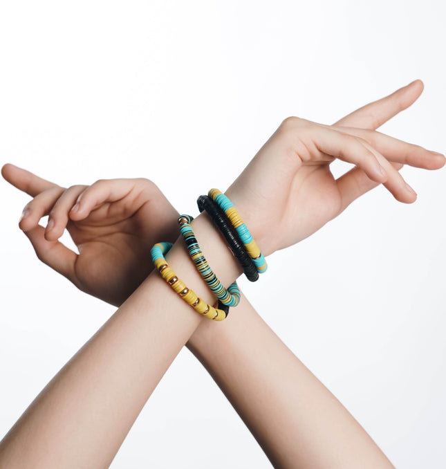 Summer Sky Layered Bracelet Stack - HASHTACK