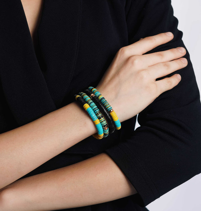 Summer Sky Layered Bracelet Stack - HASHTACK