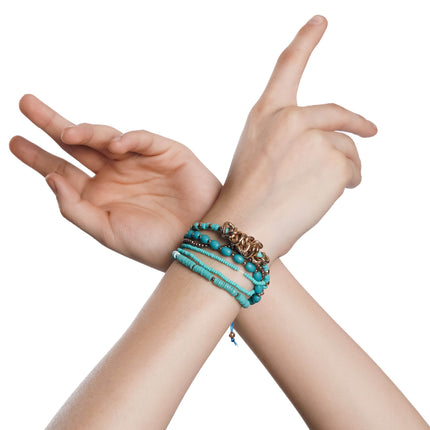 Ocean Bliss Layered Bracelet Stack - HASHTACK