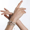 Ivory Charm Layered Bracelet Stack - HASHTACK