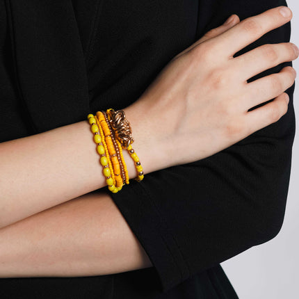 Marigold Magic Layered Bracelet Stack - HASHTACK