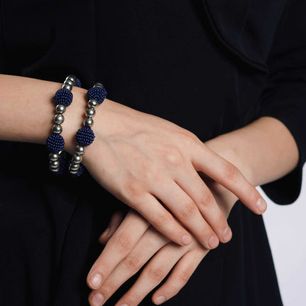 Blue Breeze Layered Bracelet Stack - HASHTACK