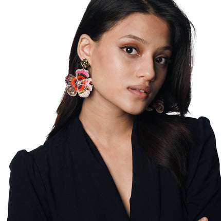 Petal Parade Statement Earrings - HASHTACK