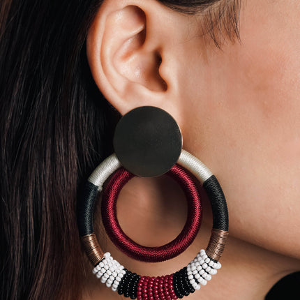 Fusion Loop Statement Earrings - HASHTACK