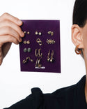 Sleek & Chic earrings Set of 10 - HASHTACK